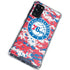 NBA Philadelphia 76ers Red Digi Camo Galaxy S20 FE Clear Case